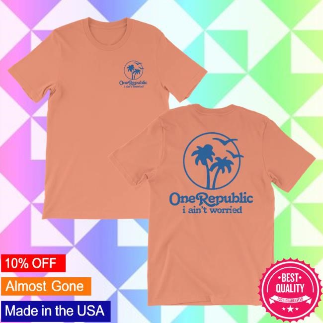 Official One Republic Shop Onerepublic I Ain't Worried - Palm Popover Shirt 2024