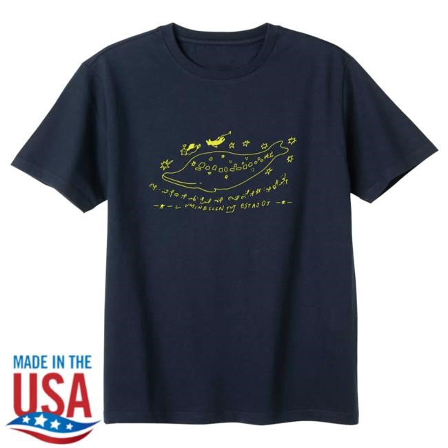 Ichiko Aoba Twinkle Whale Shirts | Navy Ichiko Aoba Twinkle Whale T Shirt | Navy