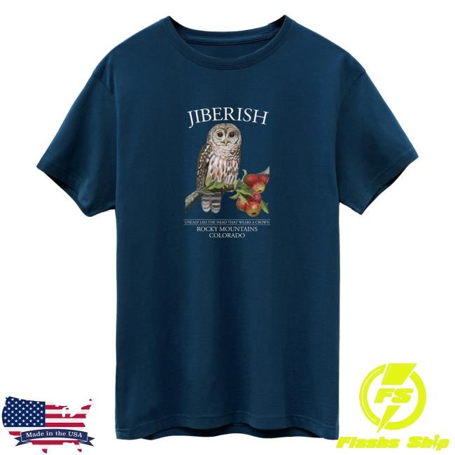 Official Jiberish Clothing Nocturnal Supima Navy Hot Shirt Official Jiberish Clothing Nocturnal Supima Navy Tshirt
