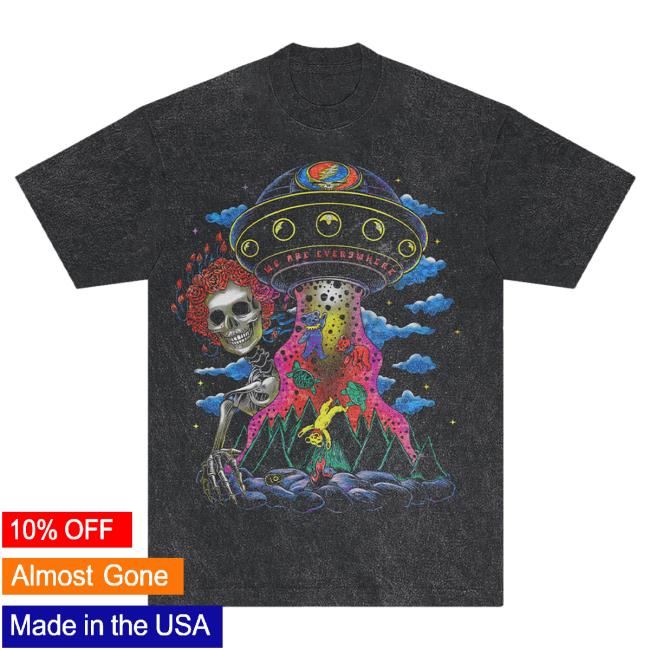 Official Grateful Dead Merch Store Ufo Mineral Wash Tee GratefulDead Shop