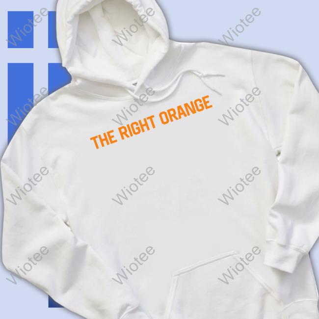 Official The Volunteer Club The Right Orange Funny