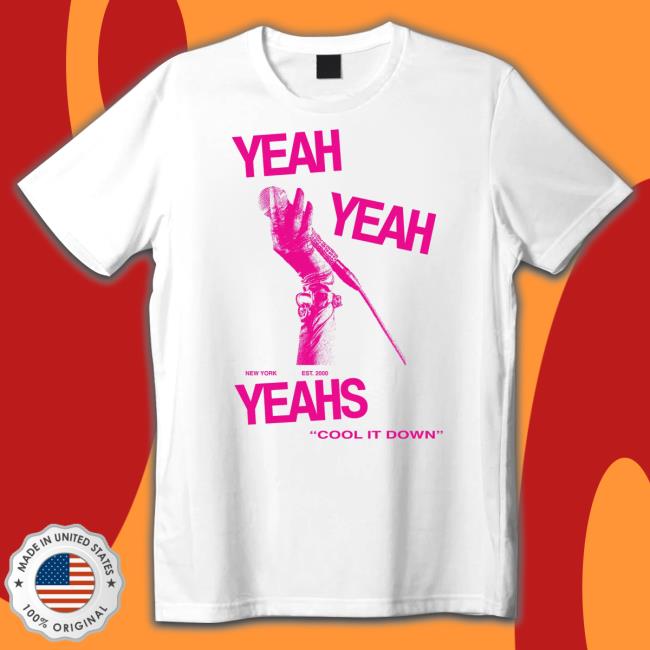 Official Yeah Yeah Yeahs Merch Pink Glove T Shirt