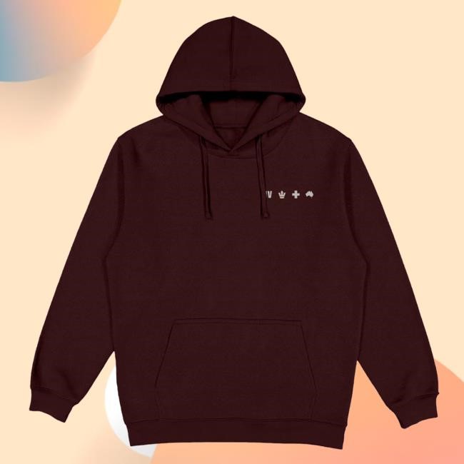 Official For King And Country Merch Symbols Crew neck Sweatshirt Official For King And Country Merch Symbols Crew