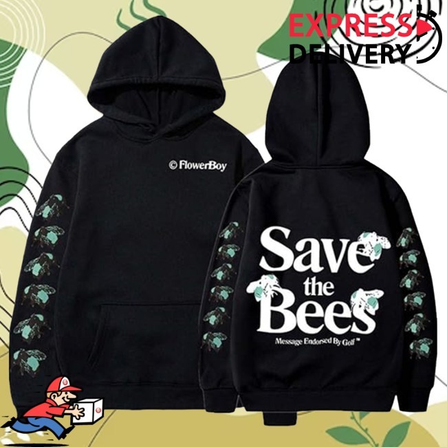 Hip Hop Save The Bees LS Hoodie Hip Hop Save The Bees Hoodie