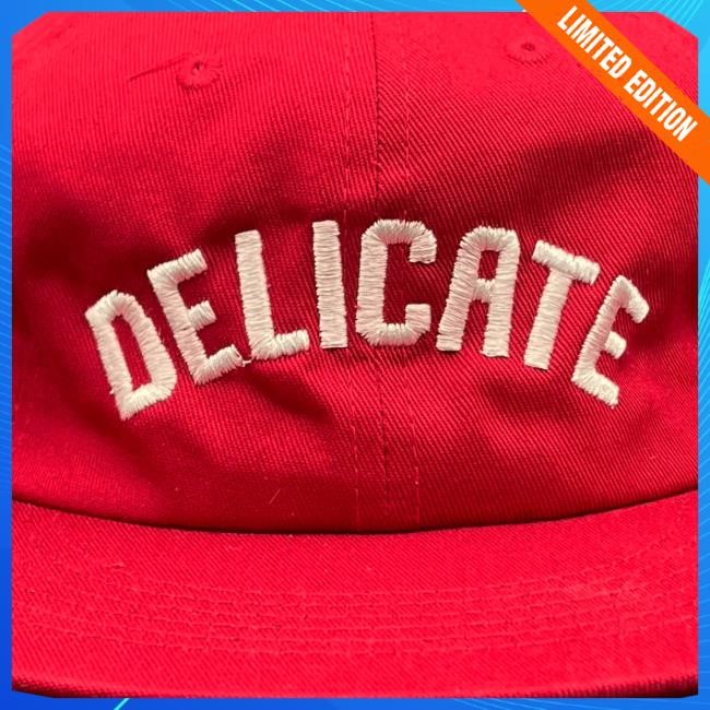 Official Hello Merch Red Delicate Hat HelloMerch