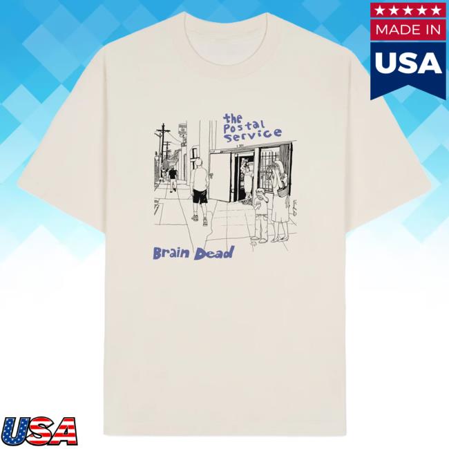 Official Brain Dead Merch Store We Are Brain Dead X The Postal Service T Shirt Brain Dead Apparel Clothing Shop BrainDead