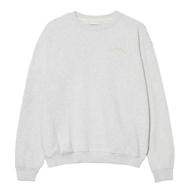 Fountain Light Grey Mélange Crew Neck | Buy Official Pompeii Apparel