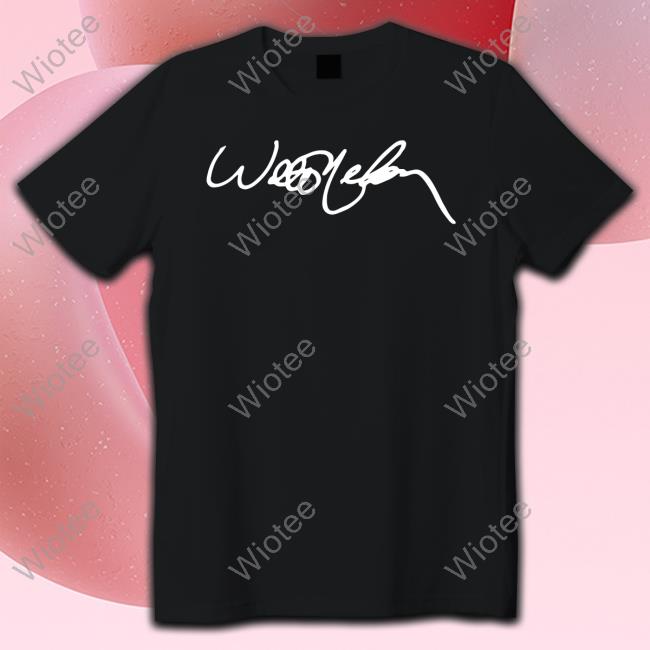 Nelson Merch Willie Nelson Signature Black Crewneck Sweatshirt Willienelson