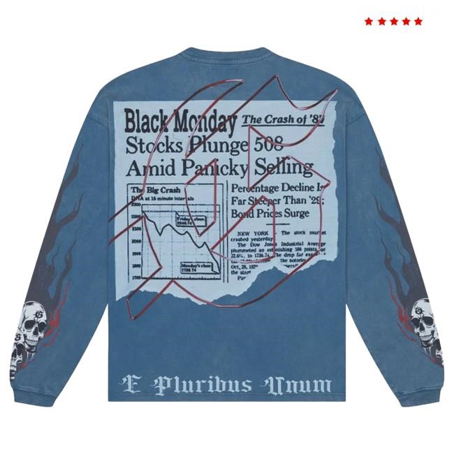 Official Godspeed New York Clothing Shop Black Monday Long Sleeve T-Shirts (True Blue) Official Godspeed New York Clothing Shop Black Monday Long Sleeve Shirts (True Blue)