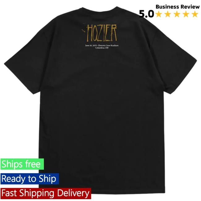 Official Hozier Shop Columbus June 18 Show Top Shirt
