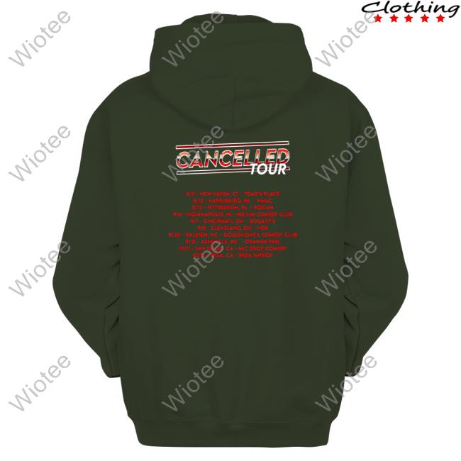 Cancelled Tour Top Shirt Official The Cancelled Podcast Store Shop Merch Cancelled Tour Shirt New