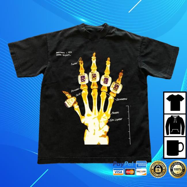 Official Do Not Disturb Clothing Store Shop Dnd By Ferris Kobe Bryant Xray Shirt 2023 Black