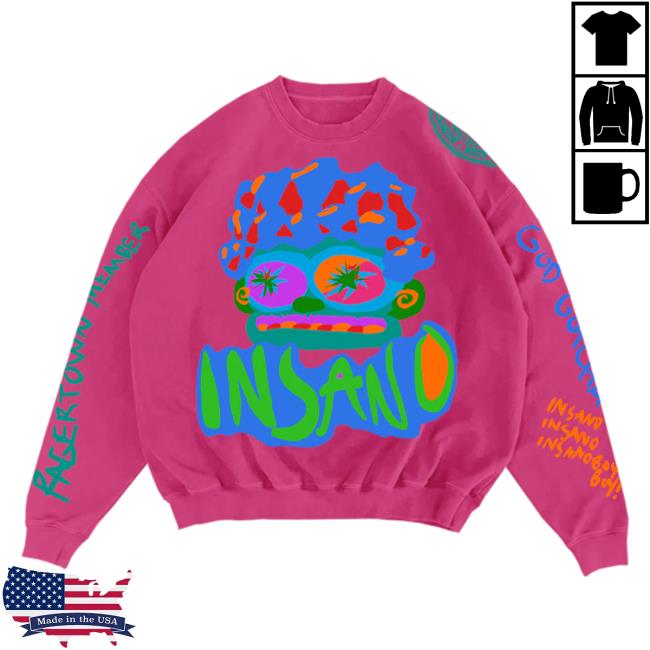 Official Kid Cudi Merch Store The Chosen One Insano Sketch Popover Hoodie I