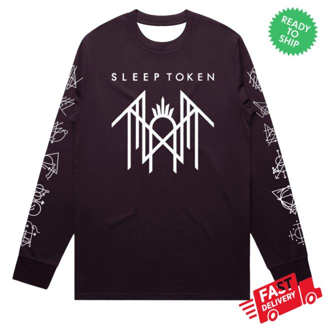 Sundowning Rune LS Tee- Plum