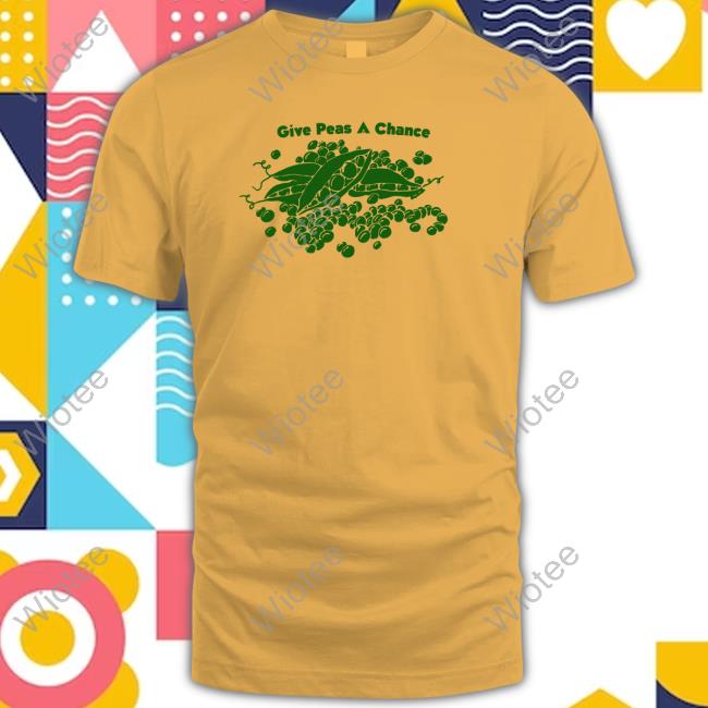 Official Carrotcakerry Give Peas A Chance Tee Shirt