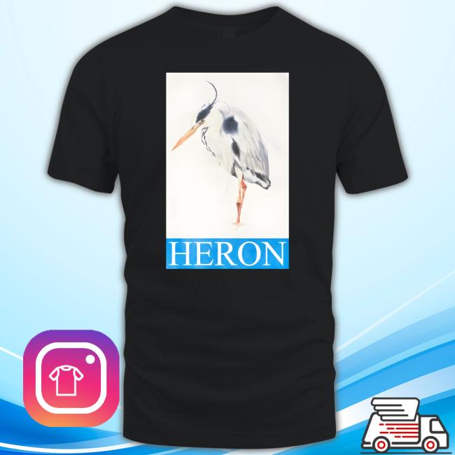 Official Heron Bird Painted Padded Crewneck Sweatshirt