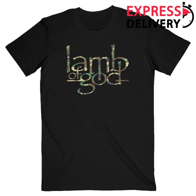 Official Lamb Of God Merch Store Camo Flag Attractive Shirt Official Lamb Of God Merch Store Camo Flag T Shirt