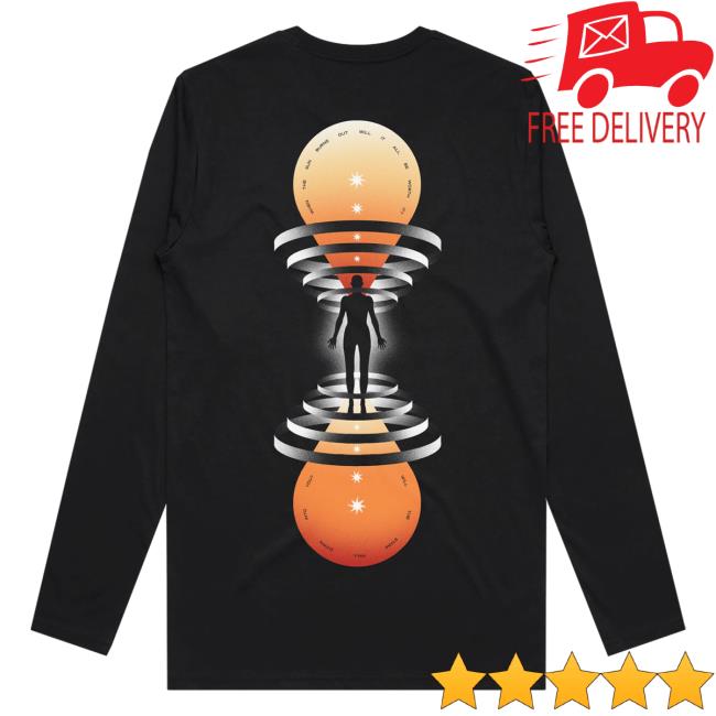 Official While She Sleeps Merch Bar You Are All You Need Sunburn Long Sleeve Black Merch Bar