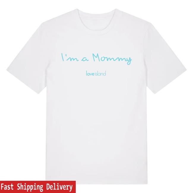 Love Island 'I'm a Mommy' Blue Print Tshirt | Love Island Merch Store Official