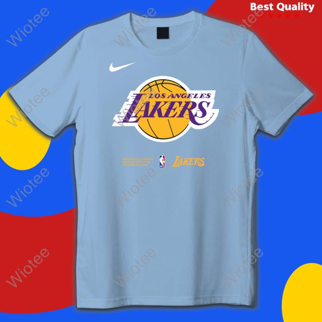 NBA Los Angeles Lakers Tee Official NBA Los Angeles Lakers Nike Team T-Shirt