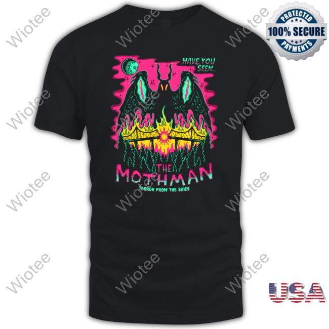 Official Wicked Clothes Mothman Hot Shirt