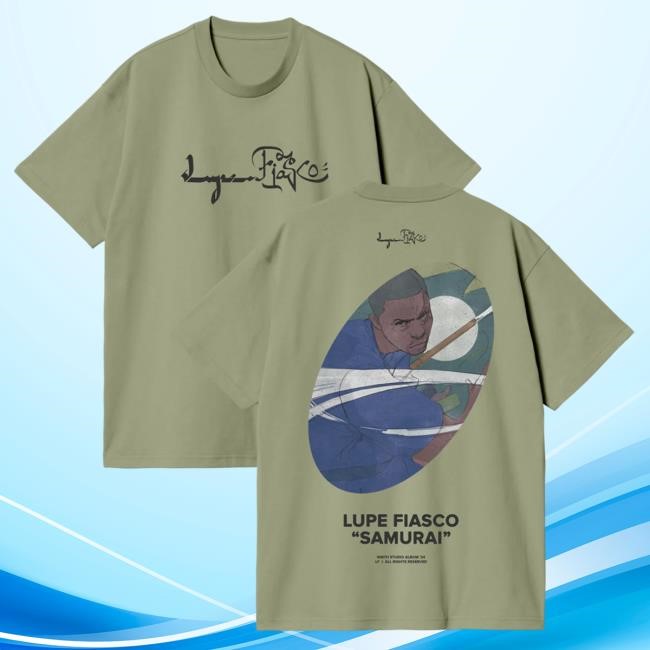 Official Lupe Fiasco Merch Lupe Fiasco Samurai Sage T-Shirt LupeFiasco