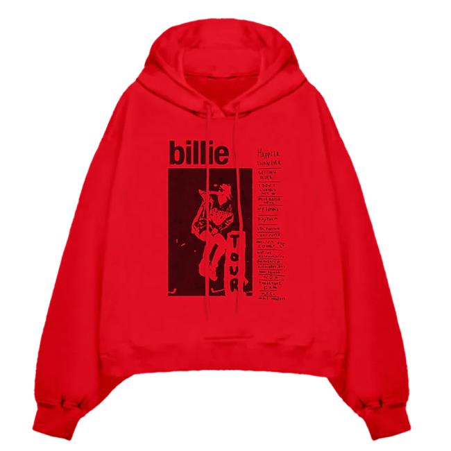 Official Interscope Records Billie Eilish Merch Store Get Involved Red Tour Sweatshirts Billie Eilish Apparel Clothing Shop