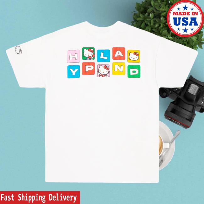 Official Hypland Clothing Merch Store Hypland Hello Kitty Puzzle Attractive Shirt (White)