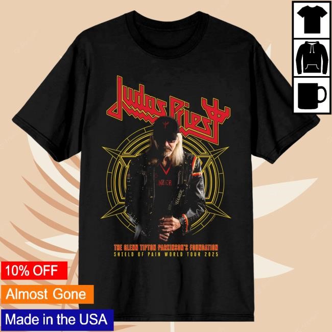Official Judas Priest Merch Glenn Tipton Foundation 2025 T Shirt
