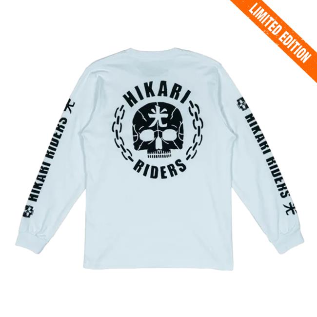 Official Hikari Raiders Merch Skull Ls Sweatshirt Official Hikari Raiders Skull Ls Hoodie