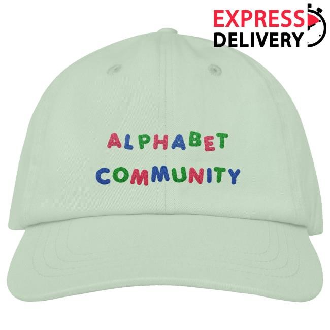 Official Everpress Clothing Merch Alphabet Community Hat Pastel Mint