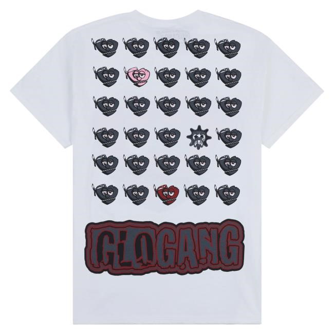 Official Glo Gang Merch Store Glo Gang Falling Thots T Shirt (Black) GloGang