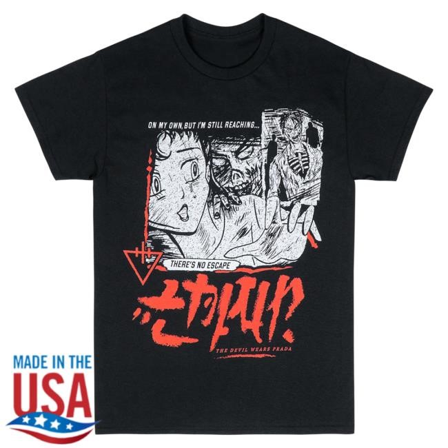 The Devil Wears Prada Merch Black Anime New Shirt The Devil Wears Prada Black Anime Tees