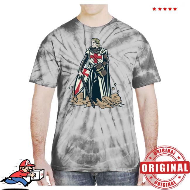 Official Tee Shirt Palace Serious Knight Tie Dye Unisex Tees Silver Teeshirtpalace
