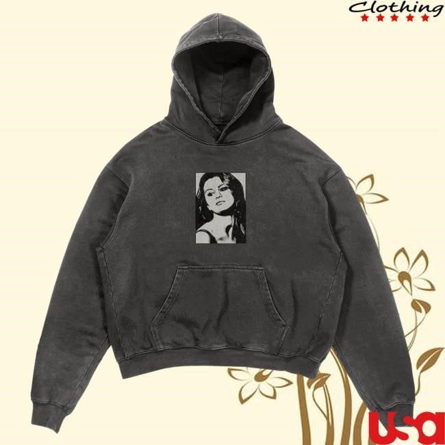 Selena Gomez Merch Store Revival Washed Photo Hood