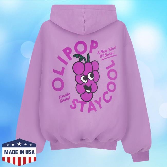 Official Stay Cool Clothing Store Staycool Olipop Classic Grape Popover Hoodie StaycoolNyc