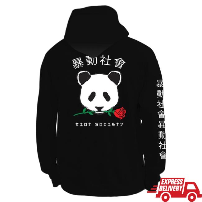 Official Riot Society Merch Store Shop Riot Society Panda Rose Sweaters RiotSociety Apparel Clothing