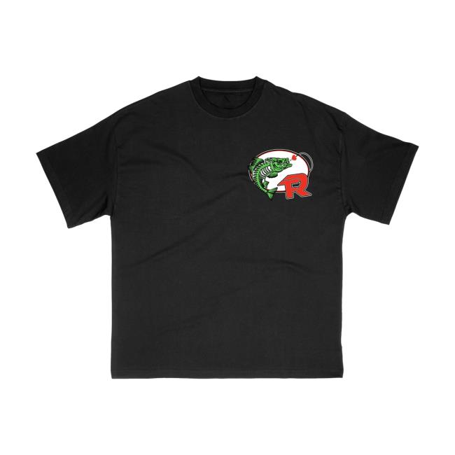 Official Fuerza Regida Pescado Black Tee Shirt