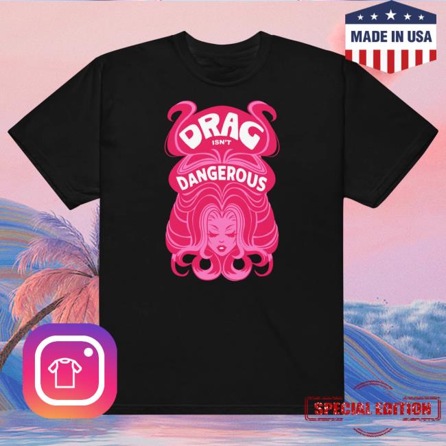 Obsessed With Merch Shop Drag Isn't Dangerous Wig Hoodie