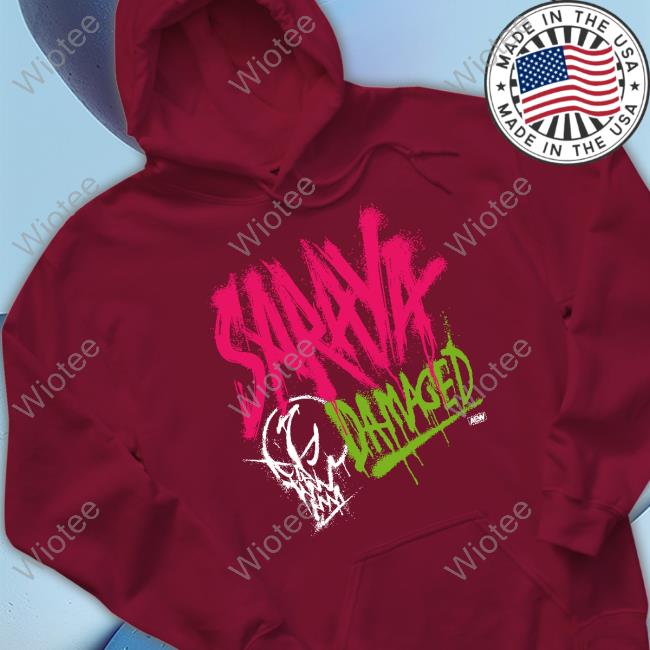 Aew Saraya Damaged Hoodie Aew Saraya Damaged Hoodie