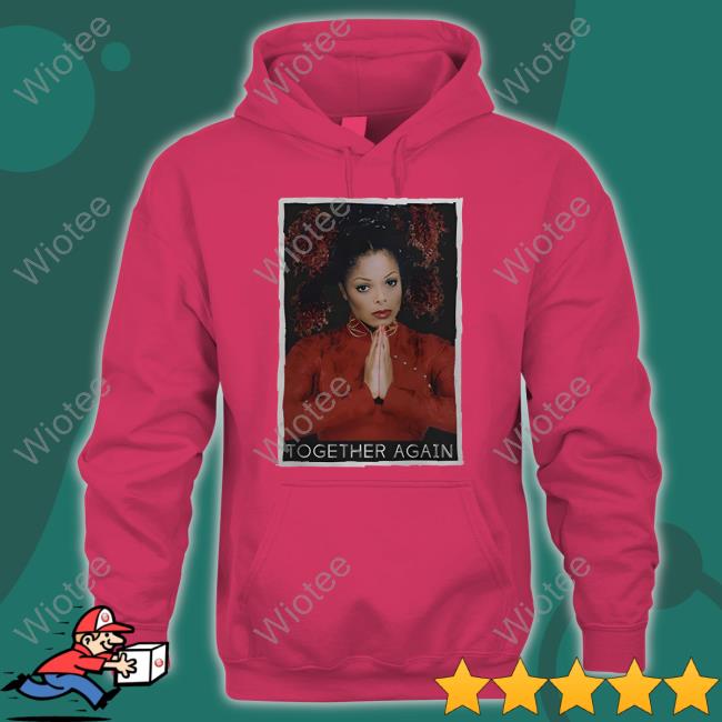 Official Together Again 2023 Tee Shirt Janet Jackson Tour Merch Together Again 2023 Crewneck Sweatshirt