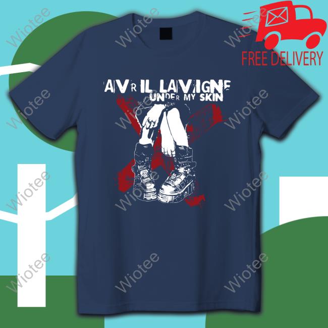 Avril Lavigne Merch Avril Lavigne Under My Skin T-Shirt Avril Lavigne Merch Avril Lavigne Under My Skin Short Sleeve Shirt