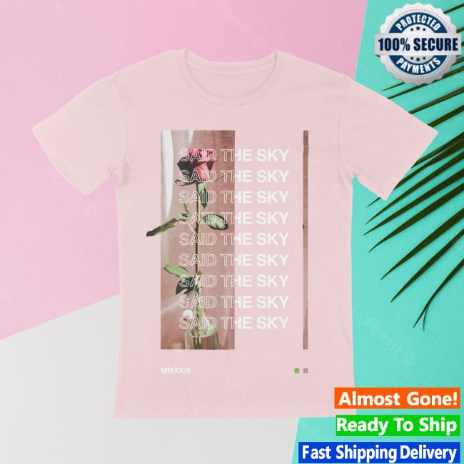 Said The Sky Official Shop Black Friday 23' Tee Shirt- Pink