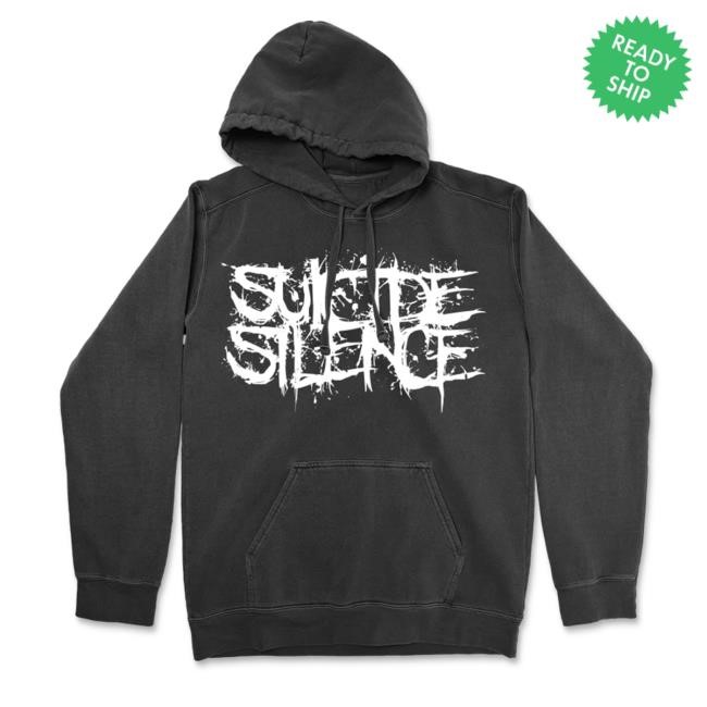 Suicide Silence Logo Hoodie Suicide Silence Store Suicide Silence Logo LS Hoodie Suicide Silence Store