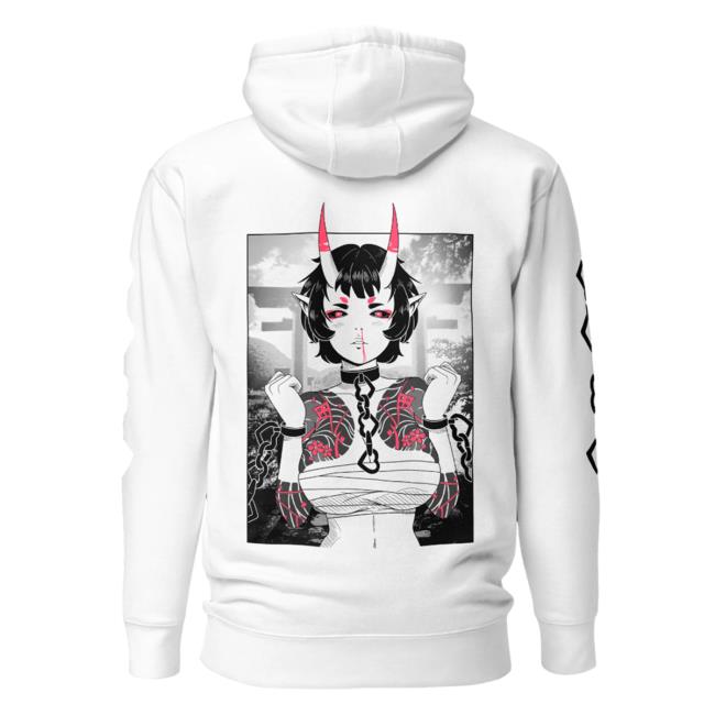 Official Aka Oni Unisex Hoody Official Yhama Clothing Aka Oni Unisex Hoodies
