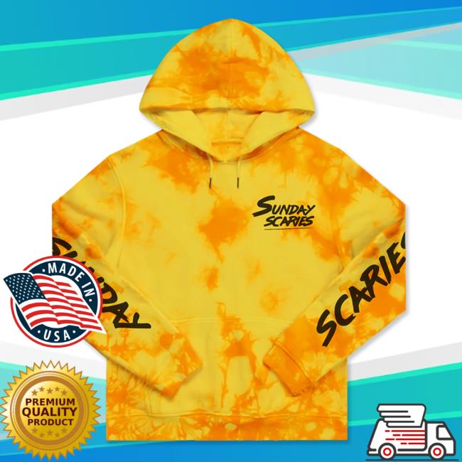Official Sundayscaries Sunday Scaries Self-Titled Tie Dye Hooded Sweatshirt