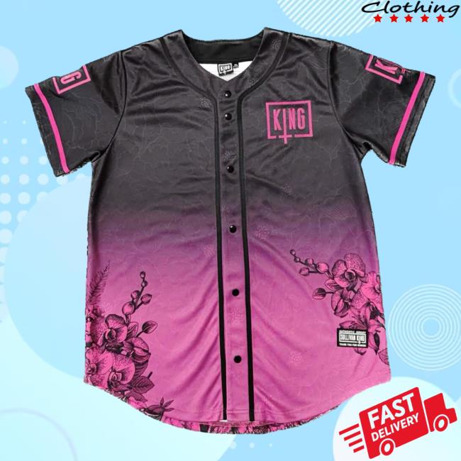 Official Thank You For Raging Apparel Merch 2023 "Return Of The King" Bassball Jersey