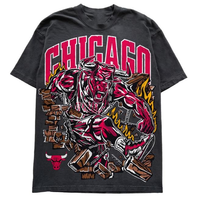 Raging Bull Tshirt - Stonewash | Warren Lotas Official NBA