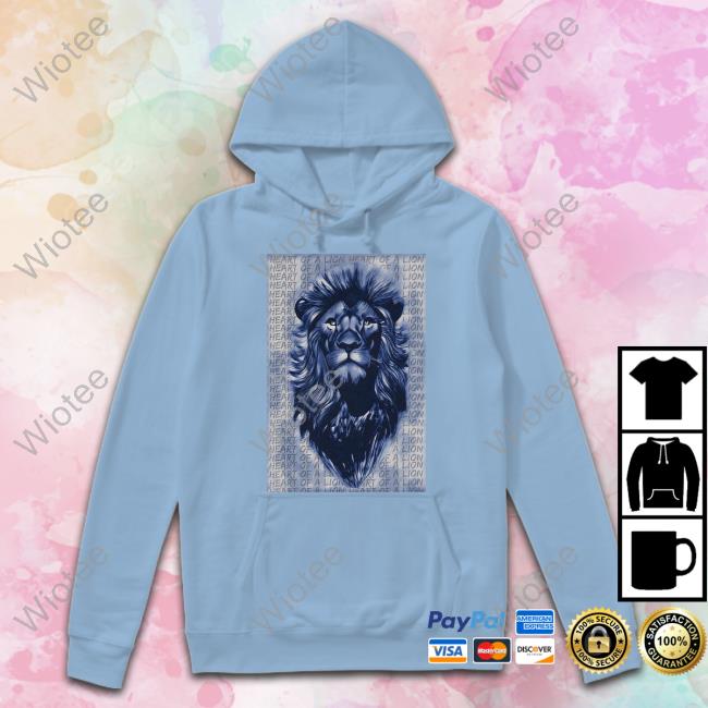Official Seatbelt Gang Merch Heart Of A Lions Shirt Seatbelt Gang Merch Heart Of A Lions Long Sleeved T Shirt