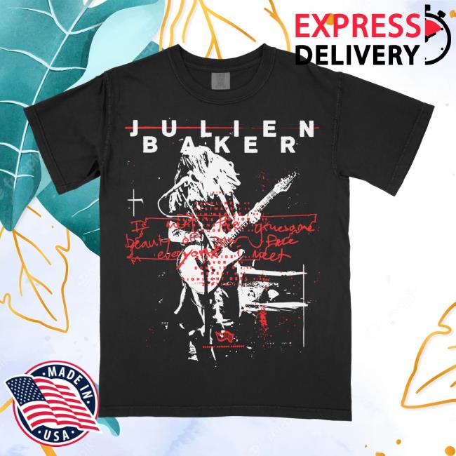 Official Julien Baker Live Flier Tee Shirt